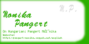 monika pangert business card